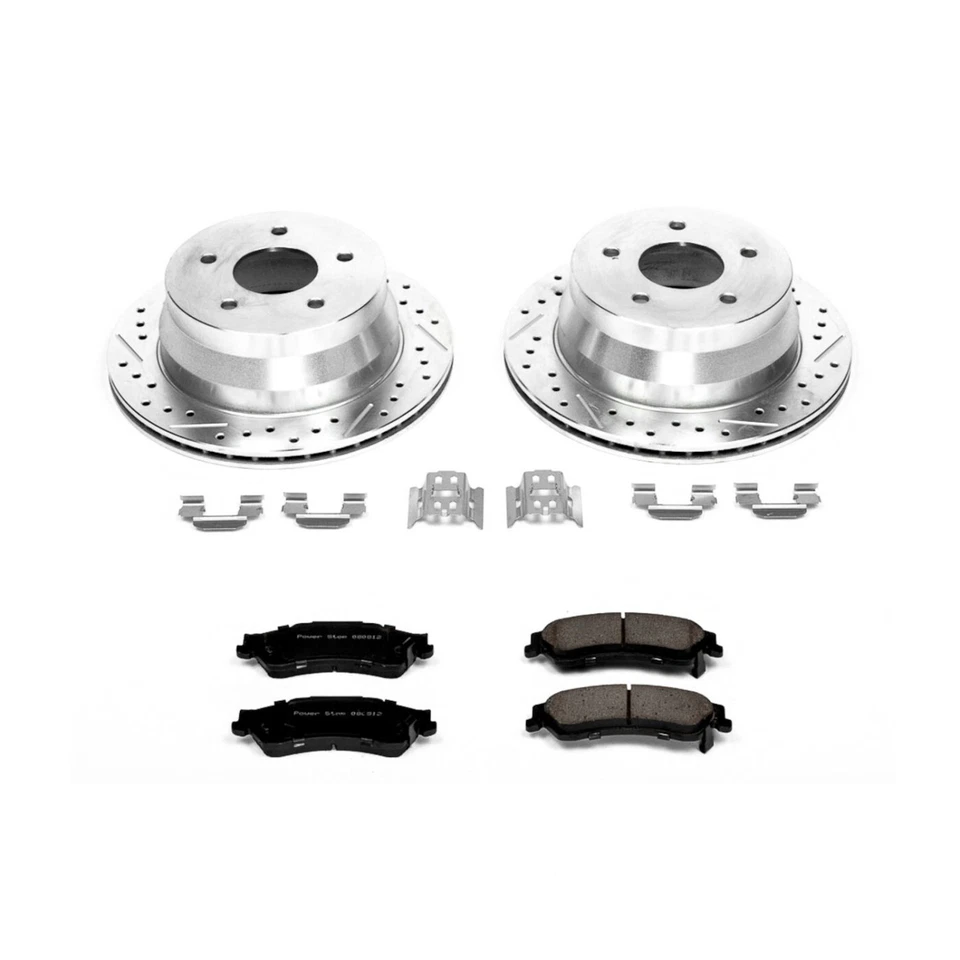 Powerstop K2003 Brake Disc and Pad Kit Rear for 98-04 Chevrolet Blazer LS 4WD - Image 3 of 3