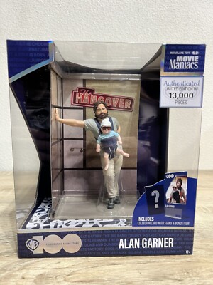 McFarlane Toys Movie Maniacs The Hangover Alan Garner 6'' Figure New in the Box