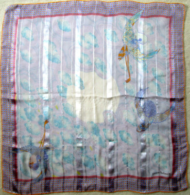 -Toller Schal PIERRE BALMAIN Seide sehr guter Zustand Vintage SCHAL 85 x 85 cm