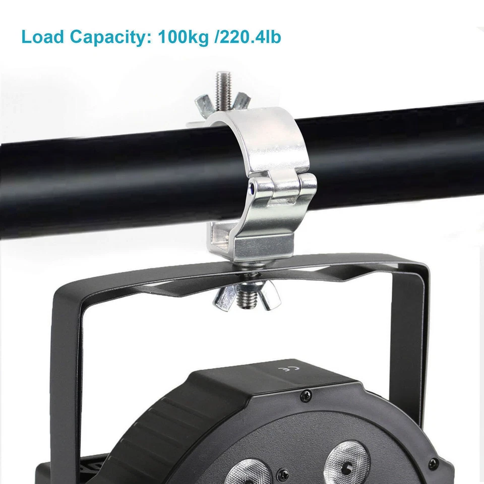 20PCS Stage Par Light Clamps Hook Aluminum Alloy Truss O-Clamp Heavy Duty 220LBs - Image 2 of 4