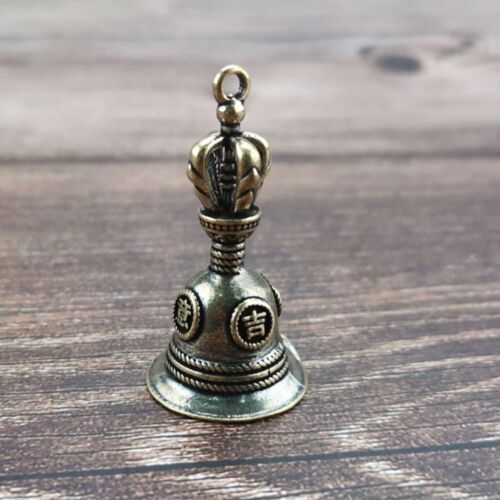Brass Craft Brass Bell Wind Chime Mini Copper Fengshui Bell  Keychain Pendant - Foto 1 di 6