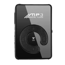 Hot Portable Mini Mirror Clip MP3 Player Music Media Support Micro SD TF Card Fa