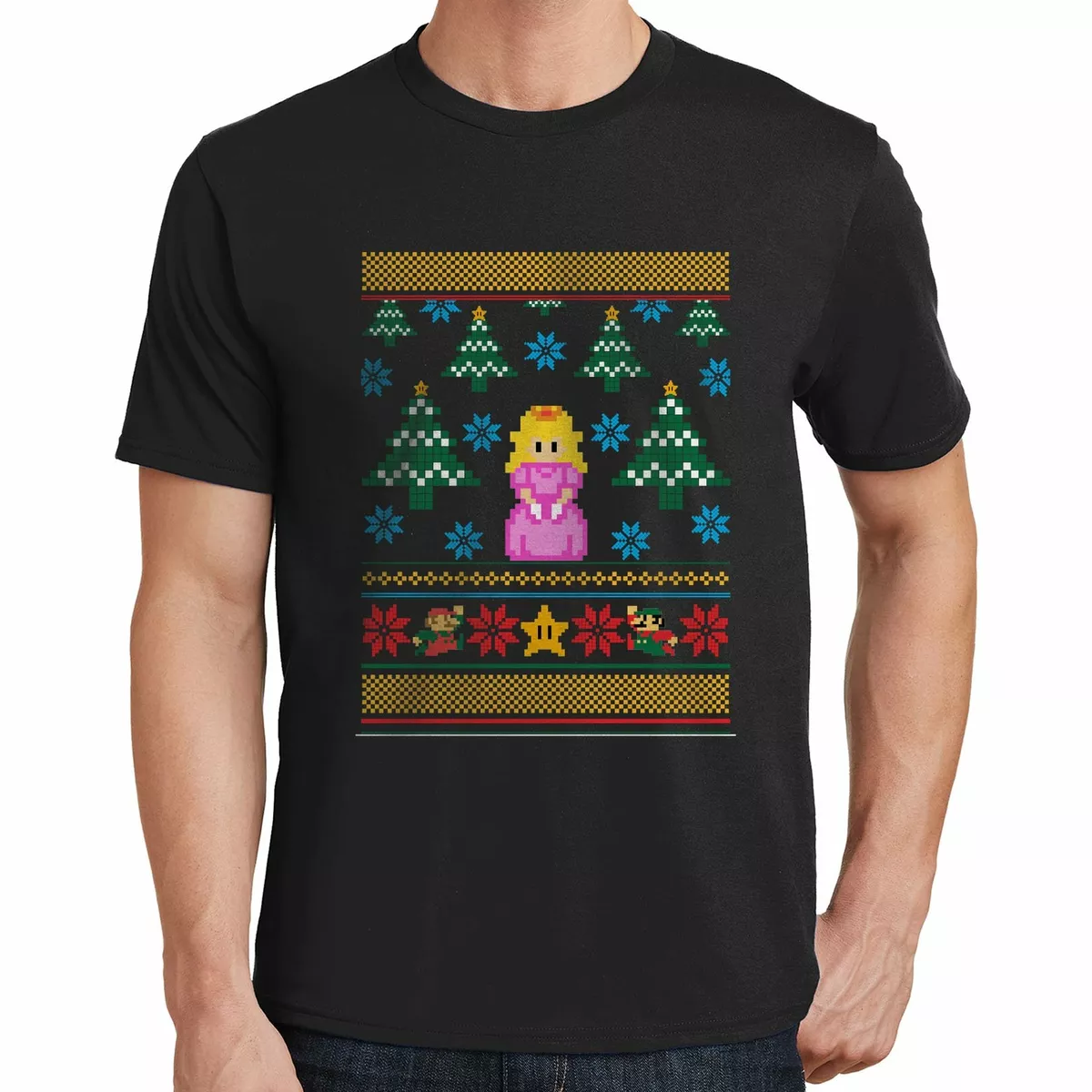 Princess peach christmas sweater cheap