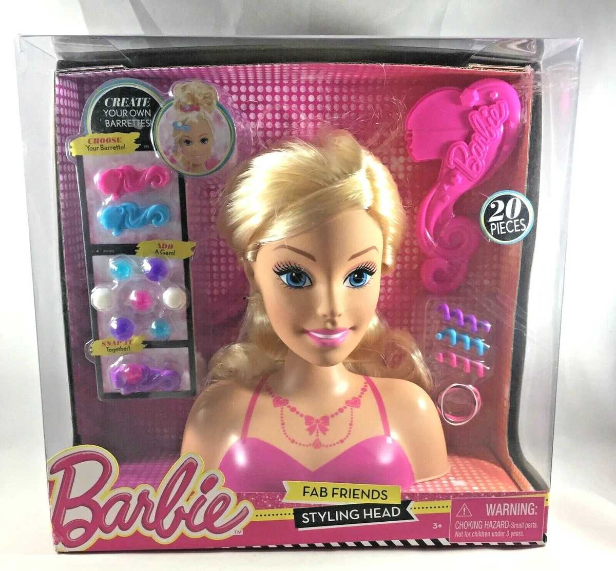 Barbie fab friends sales styling head