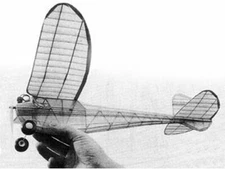 CO2 Gladiator F/F 20" Wingspan RC Model Airplane Printed Plans & Templates