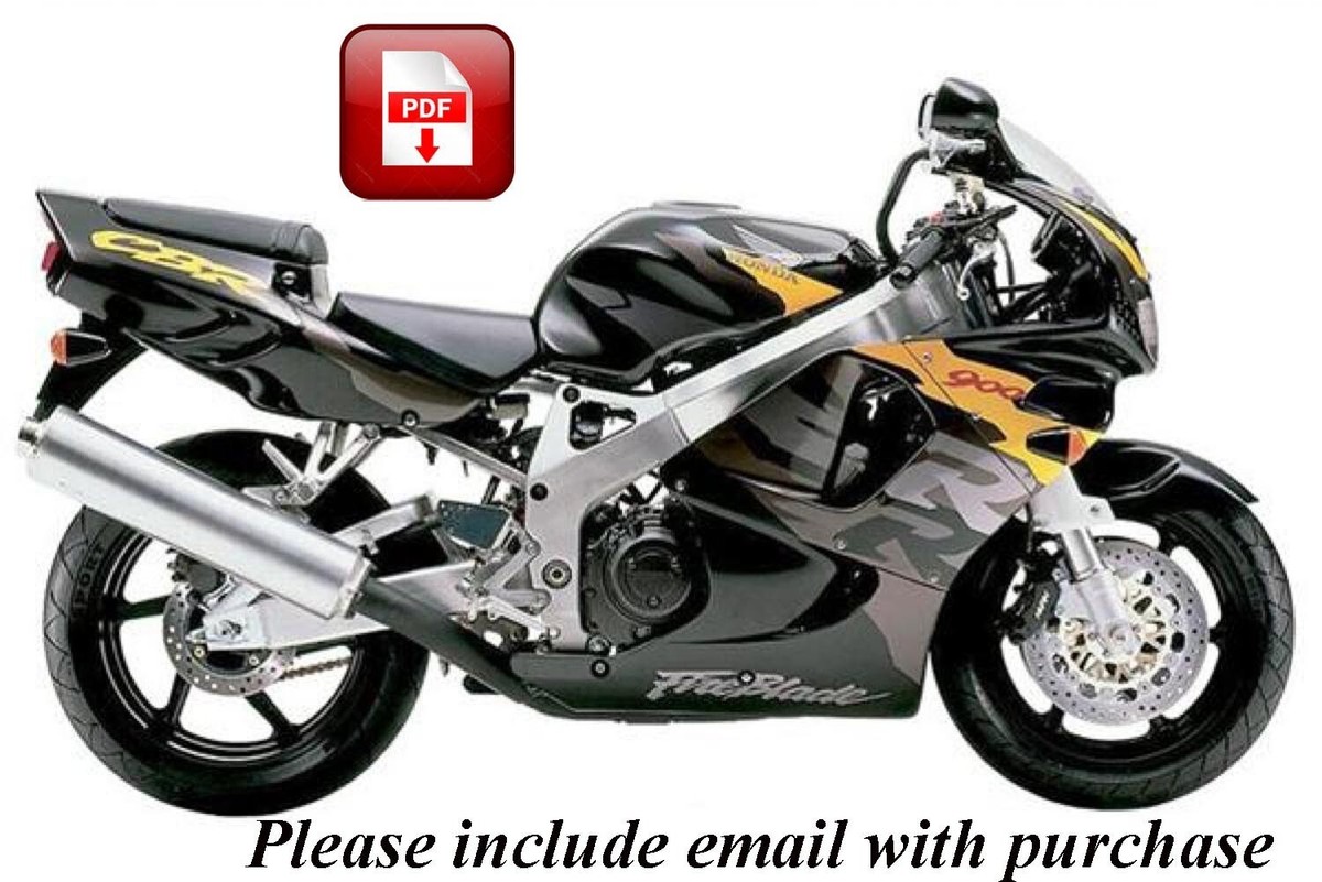 HONDA CBR 900RR FIREBLADE 1996 to 1998 WORKSHOP MANUAL - PDF Files