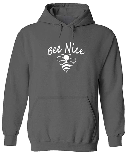 Bee Nice Unisex Pullover Hoodie Sweater Herren Damen Sweatshirt Geschenk Print Freundlichkeit - Bild 4 von 21