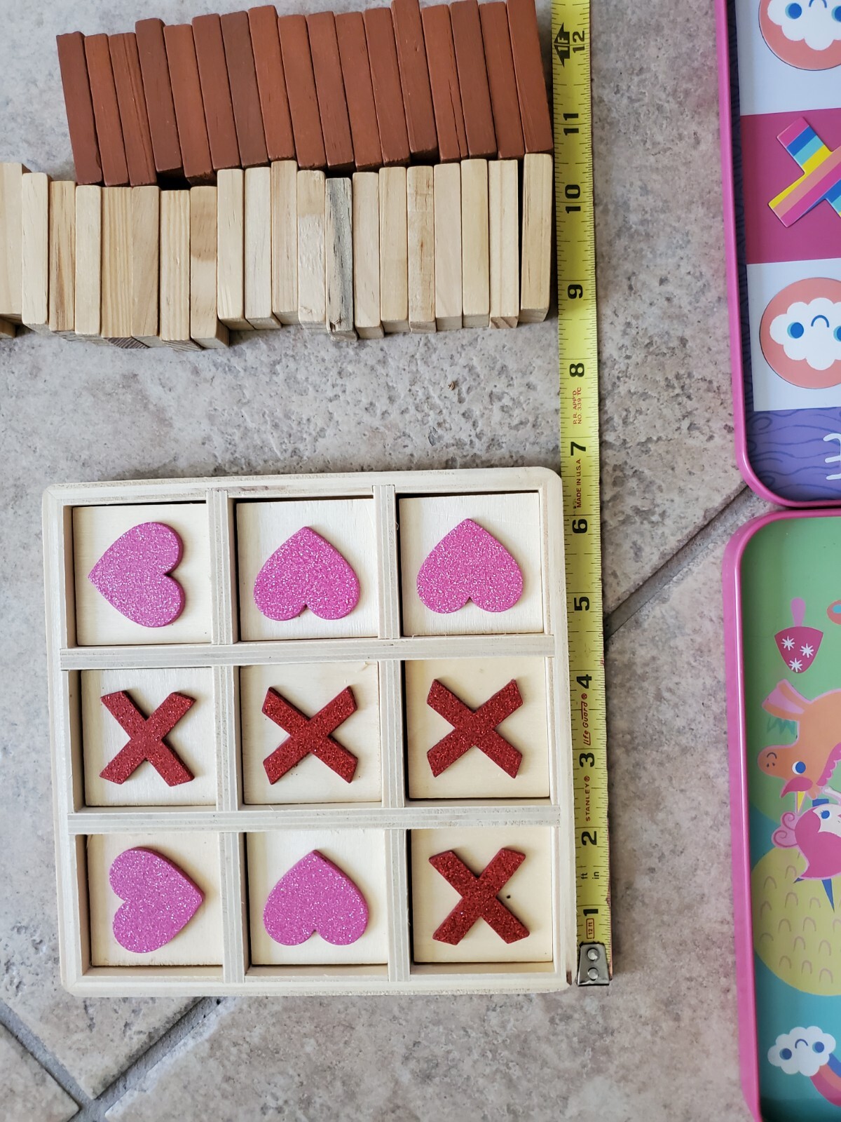 Disney Princess Domino Set with 2 Tic Tac Toe games and Small Jenga | eBay