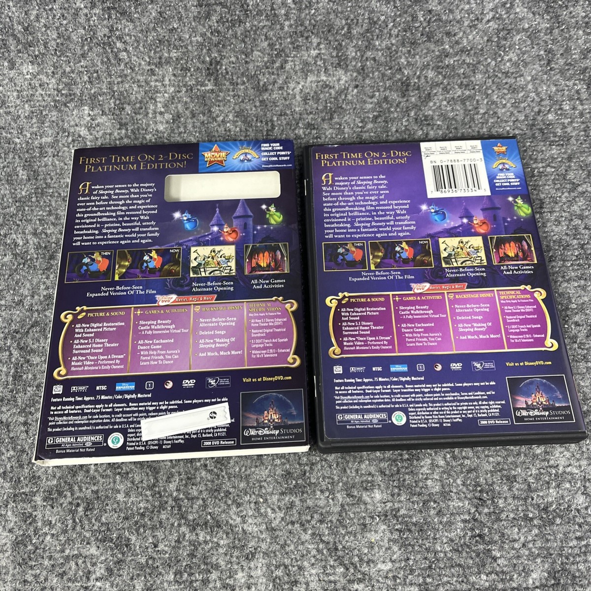 Sleeping Beauty DVD 2008 2-Disc Set Platinum Edition with