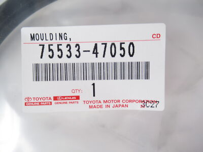 Genuine OEM Toyota 75533-47050 Front Windshield Reveal Molding