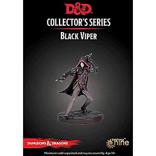 Gale Force Nine 71072 - D&D: Waterdeep Dragon Heist - Black Viper (1 (I7v)