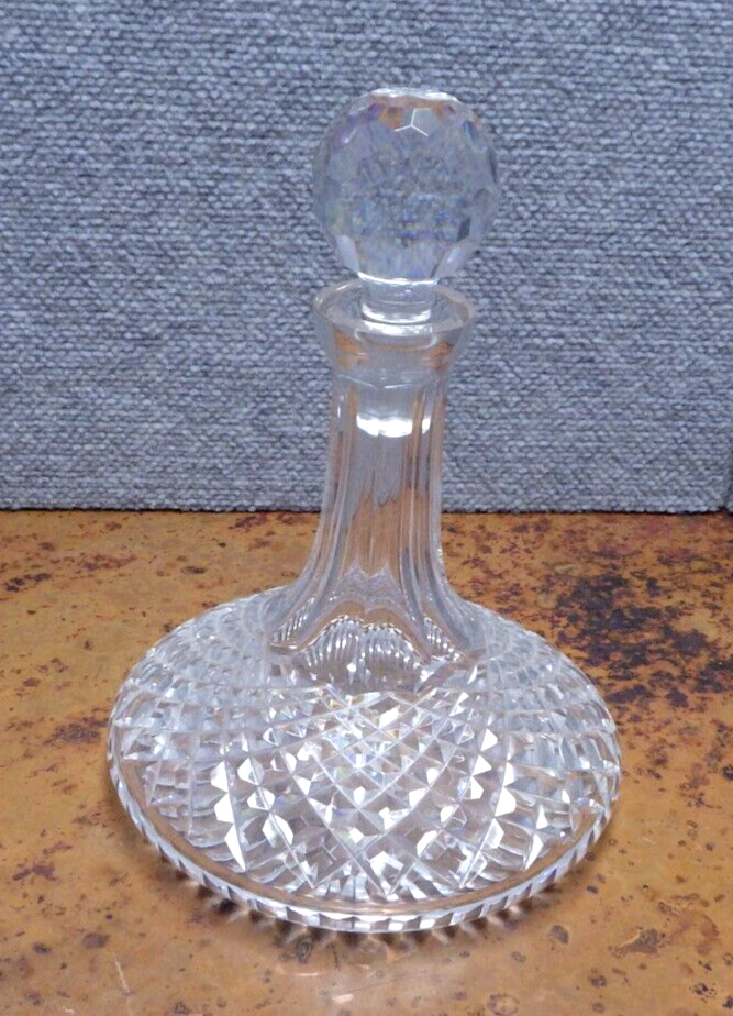 Vintage Waterford Crystal Ships Decanter MWT