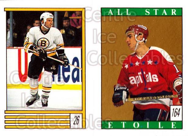 1989-90 O-Pee-Chee Stickers #026-164 Ken Linseman, Geoff Courtnall