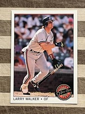 1993 O-Pee-Chee Premier Baseball Larry Walker Card #39