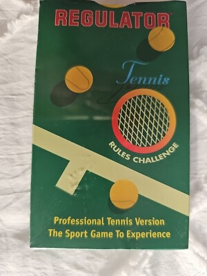 Regulator, Tennis Rules Challenge  Professional Tennis Version Still In Wrapping