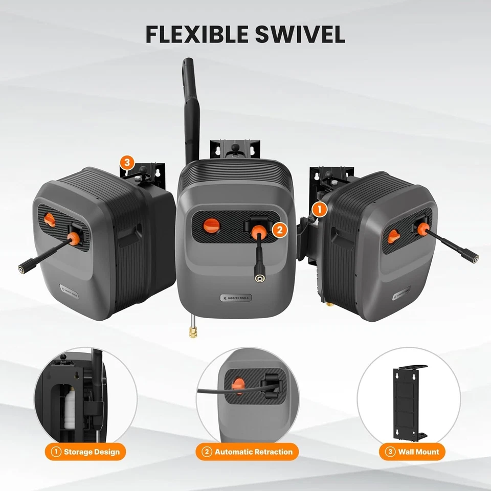 Giraffe Tools 2400 PSI Grandfalls Lavadora a Presión G20BPRO, Lavadora Eléctrica Foto 3 de 4