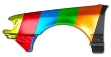 Kotflügel LINKS für AUDI 100 C4 90-94 ohne blinkerloch in LZ3T