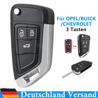 Auto Klapp Schlüssel Gehäuse für OPEL INSIGNIA A ASTRA J CASCADA CORSA E MOKKA
