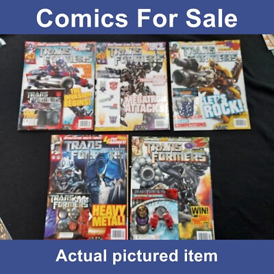 Transformers Magazine Comic #1-5 & free gifts Titan 2007 (LOT#13619)