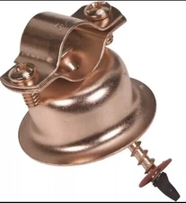 Highcraft Bell Hanger Copper Coated Steel 1/2in Pack Of 10