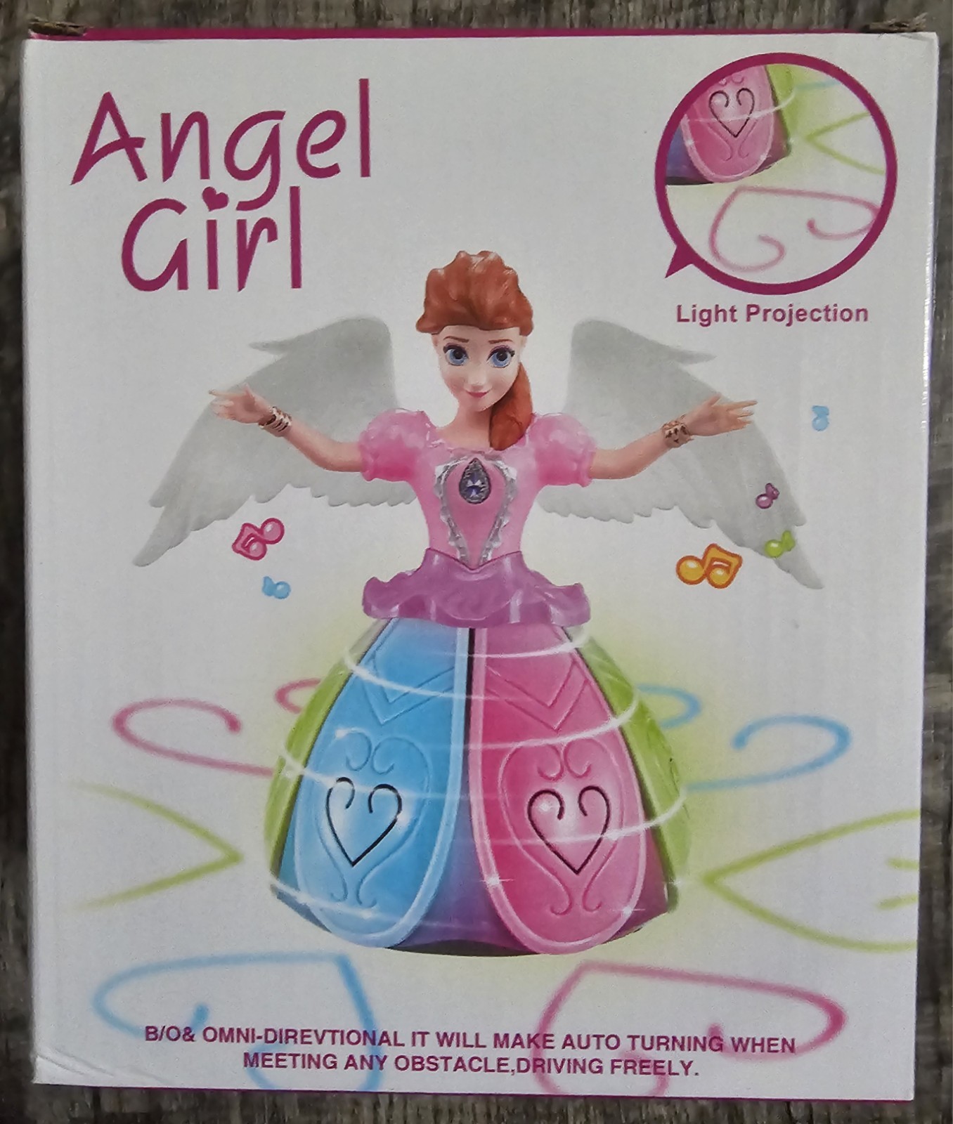 Angel Girl Dancing Princess Doll - Lighting Music Spinning D