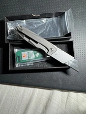 Titanium Quick-Change Utility  Pocket Knife Frame Lock EDC FL Flipper