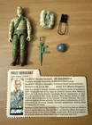 Vintage Hasbro GI Joe 1983 Duke Complete Red Back File Card Mail Away RAH