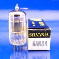 One SYLVANIA 6AN8A Tube NOS NIB D Getter Trio...