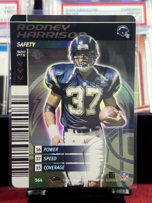 2001 NFL Showdown 1st Edition Holo Foil #364 Rodney Harrison San Diego Chargers