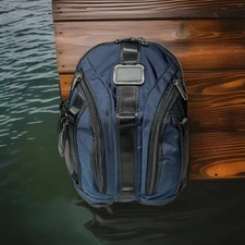 Tumi Alpha Bravo Knight Sling Backpack $495 Navy