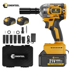 4000MAH HIGH TORQUE 1/2" IMPACT WRENCH BRUSHLESS CORDLESS BATTERY IMPACT GUN KIT