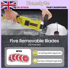 4000W Wall Chaser Concrete Saw Electric Groove Cutting Machine Slotter Saw Blade