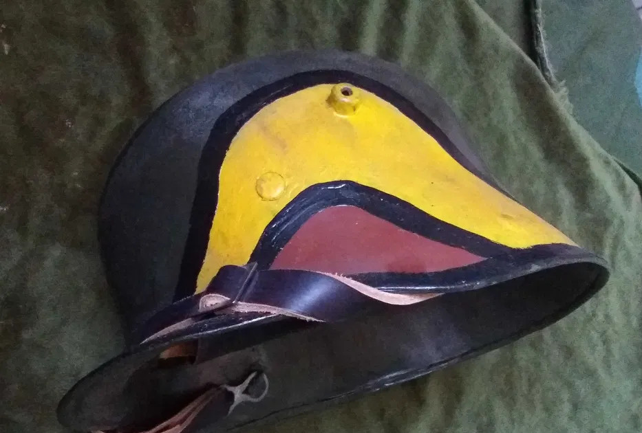 A German M16 soldier's helmet from World War I.
