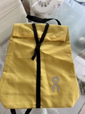 On Running Adjustable Backpack Marketing Bag Mustard Yellow