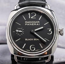 Panerai 183 Radiomir Black Seal 45mm Manual-Wind Leather PAM00183 PAM183 PAM