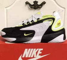 Nike Zoom 2K Black White Volt Men's Sneakers UK 12 US13 A00269-004 New Authentic