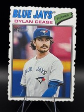 DYLAN CEASE 2026 Topps Heritage Deckle Edge Parallel SP Blue Jays