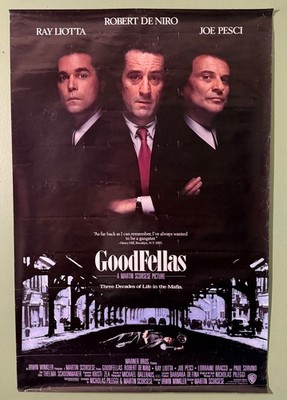 GOODFELLAS (1990) *ROLLED* Original One Sheet Movie Poster SS SCORSESE DE NIRO