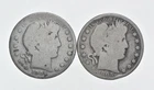 1892-1915 Lot 2 1904 1905-O Barber 90% Half Dollars - Coin Collection *949