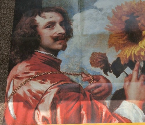 This is a 1990s poster for Van Dyke exhibition Royal Acad Arts in London - Picture 12 of 14