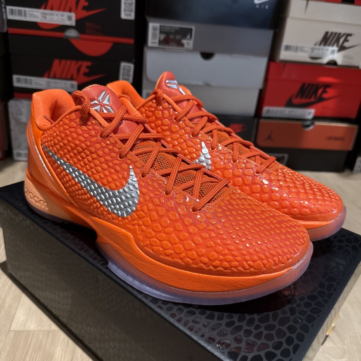 シューズ(男性用) Nike Kobe 6 Protro \"Total Orange\" 30cm Nike Kobe 6 Protro Total Orange IH1871-800 Men's Shoes NEW