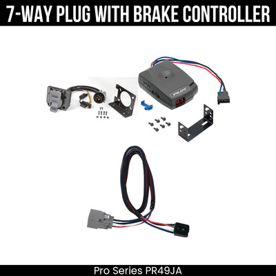 ProSeries 7Way Wiring Brake Control For 20-25 Jeep Gladiator Existing USCAR 7Way