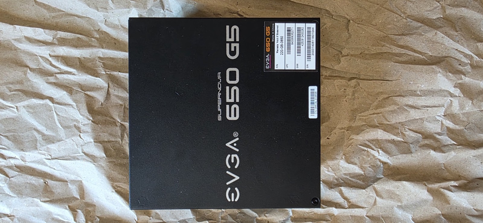 EVGA SuperNOVA 650 G5 650W 80+ Gold Fully Modular PSU with All Cables