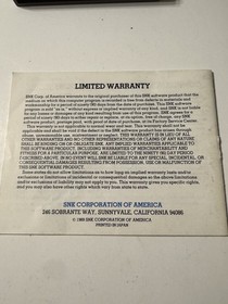 Baseball Stars Nintendo Authentic NES Game Cartridge WITH MANUAL Tested 