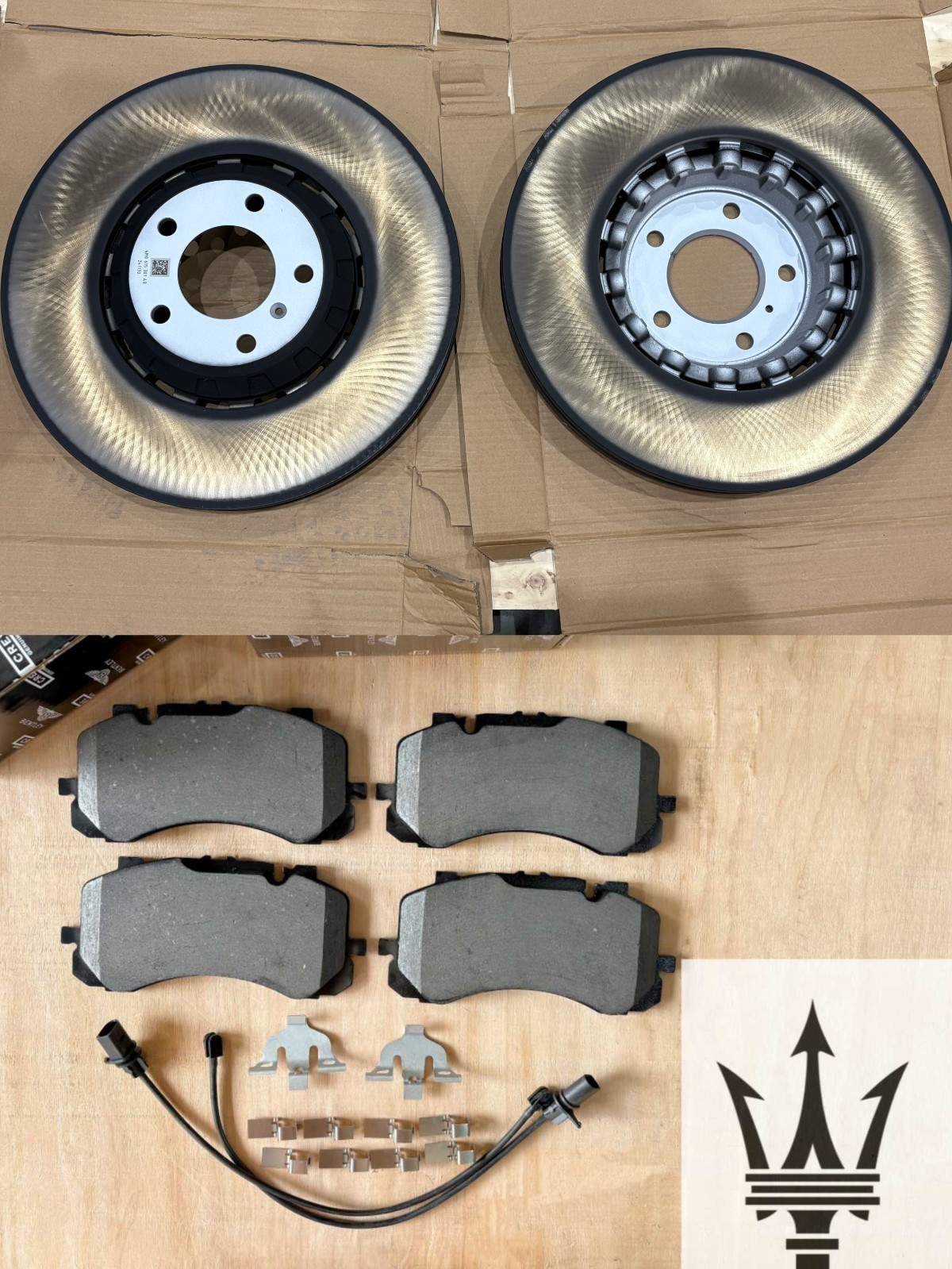 OEM Front Brake Pads &Rotors 4M0615301AR For 2016-2023 Bentley Bentayga 3/4/6.0L