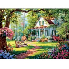 Garden Cottage Country Jigsaw Puzzle for Adults 500 Pieces