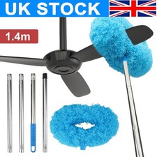 Ceiling Fan Blade Cleaner Extended Ceiling Fan Cleaning Brush Microfiber Dusters