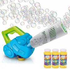 ArtCreativity Bubble Leaf Blower with 3 Refill Solutions, Outdoor