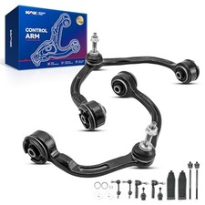 KAX Front Upper Control Arm w/Ball Joint  Tie Rods  Boots  Sway Bars Fit for