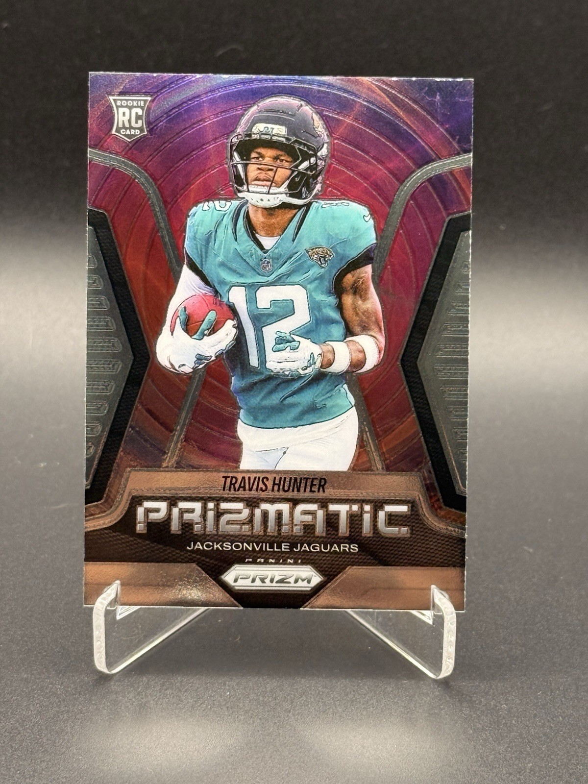 2025 Panini Prizm - Prizmatic Travis Hunter #12 (RC) - Jacksonville Jaguars